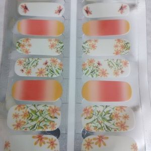 Ombré orange blossoms 100% Polish Strip
